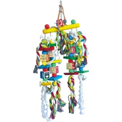 Keddoc Vogelspeelgoed Chaos - Vogelspeelgoed - 56x24x15 cm Multi-Color