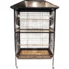 Keddoc Volière Aviary - Vogelverblijven - 107x88.5x170 cm Zwart