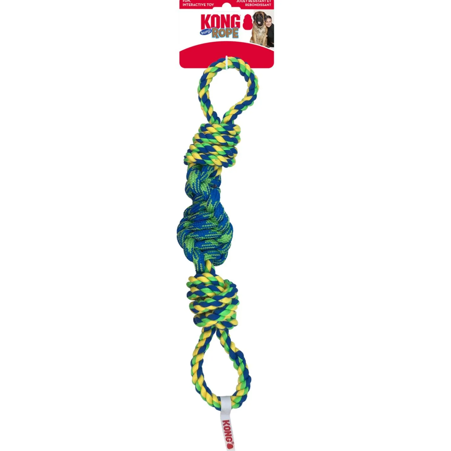 Kong Rope Bunji Assorti - Hondenspeelgoed