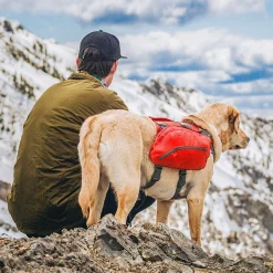 Kurgo Big Baxter Hondenrugzak - Hondendraagzak - Rood 22.5 Tot 50 Kg