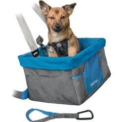 Kurgo Heather Booster Seat - Hondenautoaccessoire - Antraciet Blauw Tot 13.6 Kg
