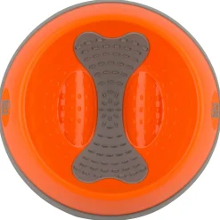 Lickimat Oh Bowl - Betere Orale Gezondheid! - Hondenvoerbak - Ø16x5 cm Oranje
