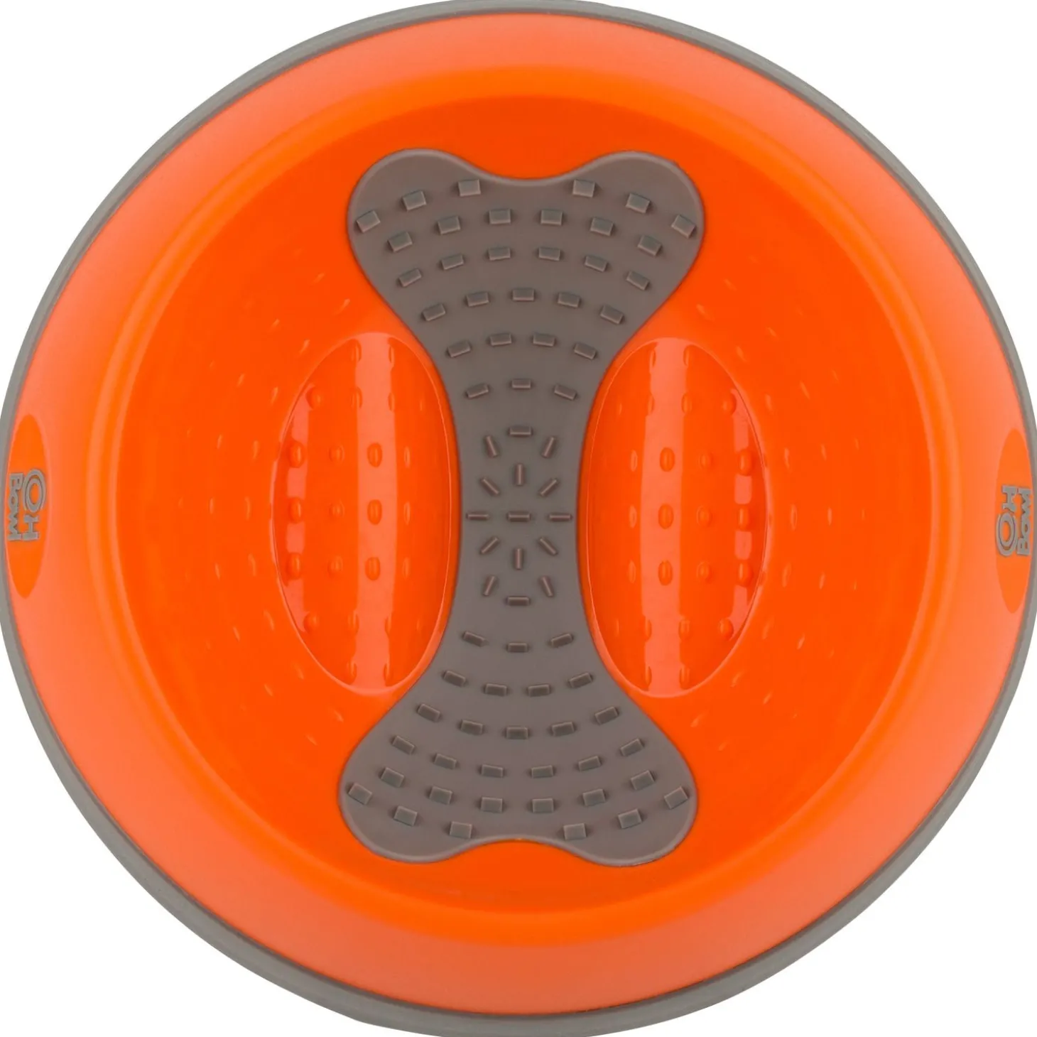 Lickimat Oh Bowl - Betere Orale Gezondheid! - Hondenvoerbak - Ø16x5 cm Oranje