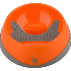 Lickimat Oh Bowl - Betere Orale Gezondheid! - Hondenvoerbak - Ø16x5 cm Oranje