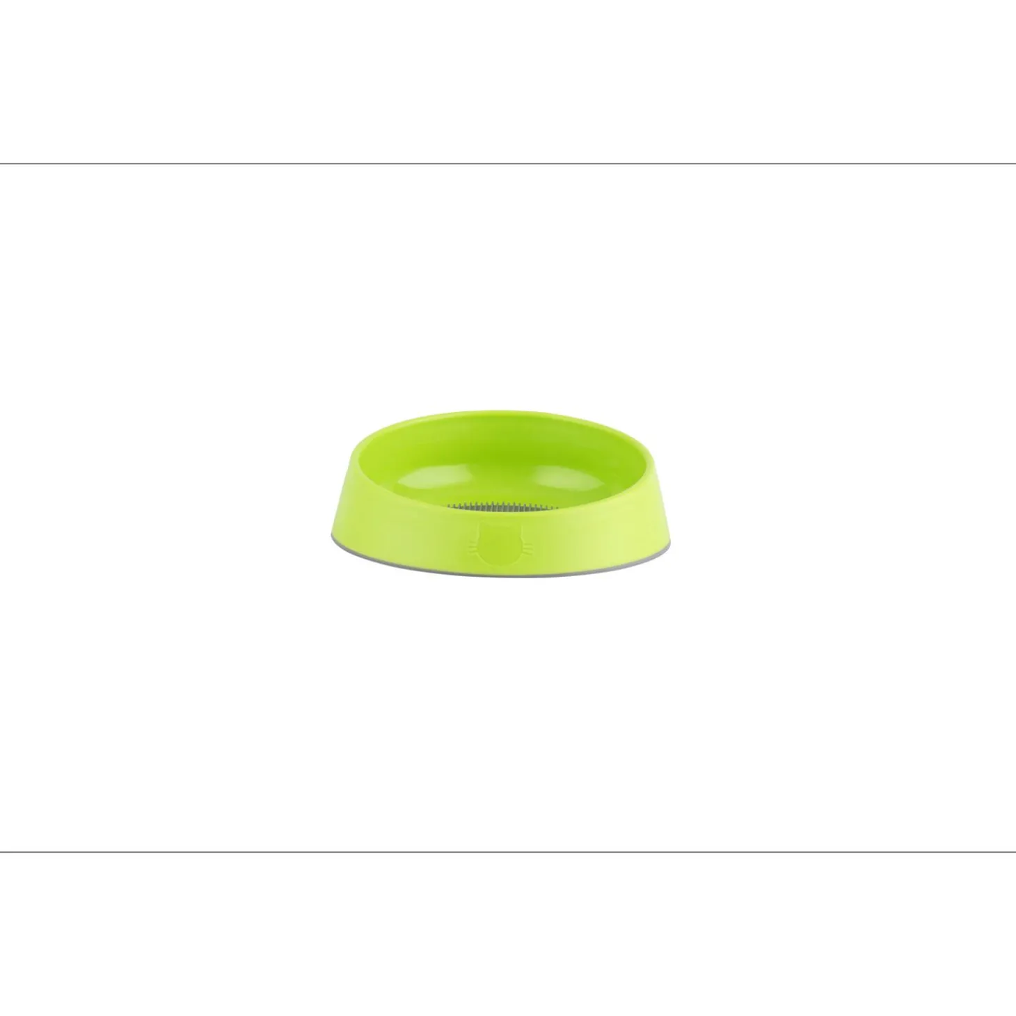 Lickimat Oh Bowl - Hairball Prevention - Oral Health - Kattenvoerbak - Ø16x5 cm Groen