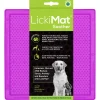 Lickimat Soother Original - Slowfeeder Voermat - Hondenvoerbak - 20x20 cm Paars
