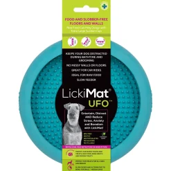 Lickimat Ufo - Anti-Slip Slowfeeder Voermat Ø18x4 cm - Hondenvoerbak