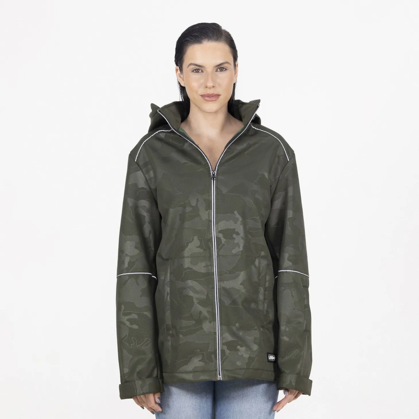 Lindo Regenjas Softshell - Vrijetijdskleding - Groen L
