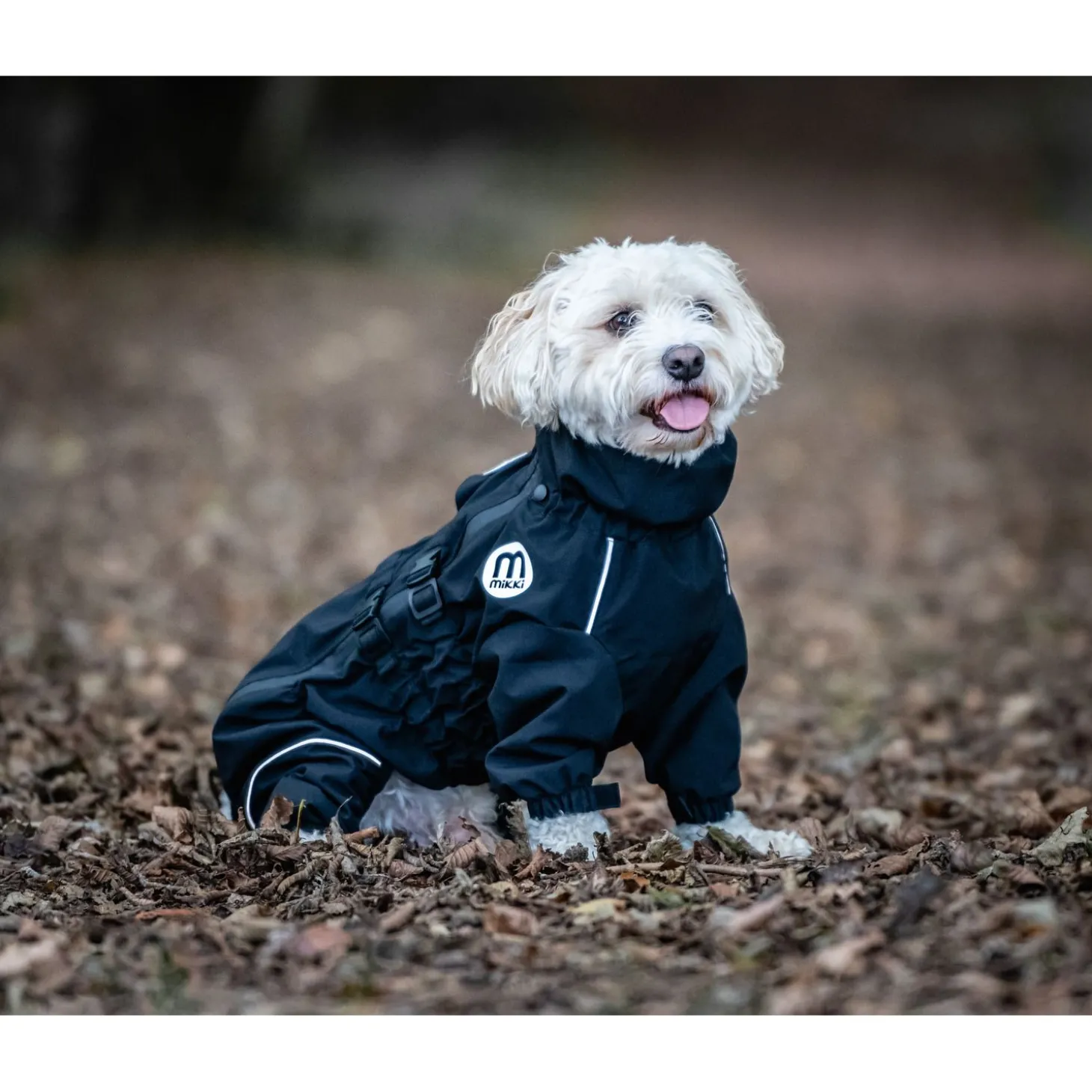 Mikki Doodle Coat Zwart - Hondenjas