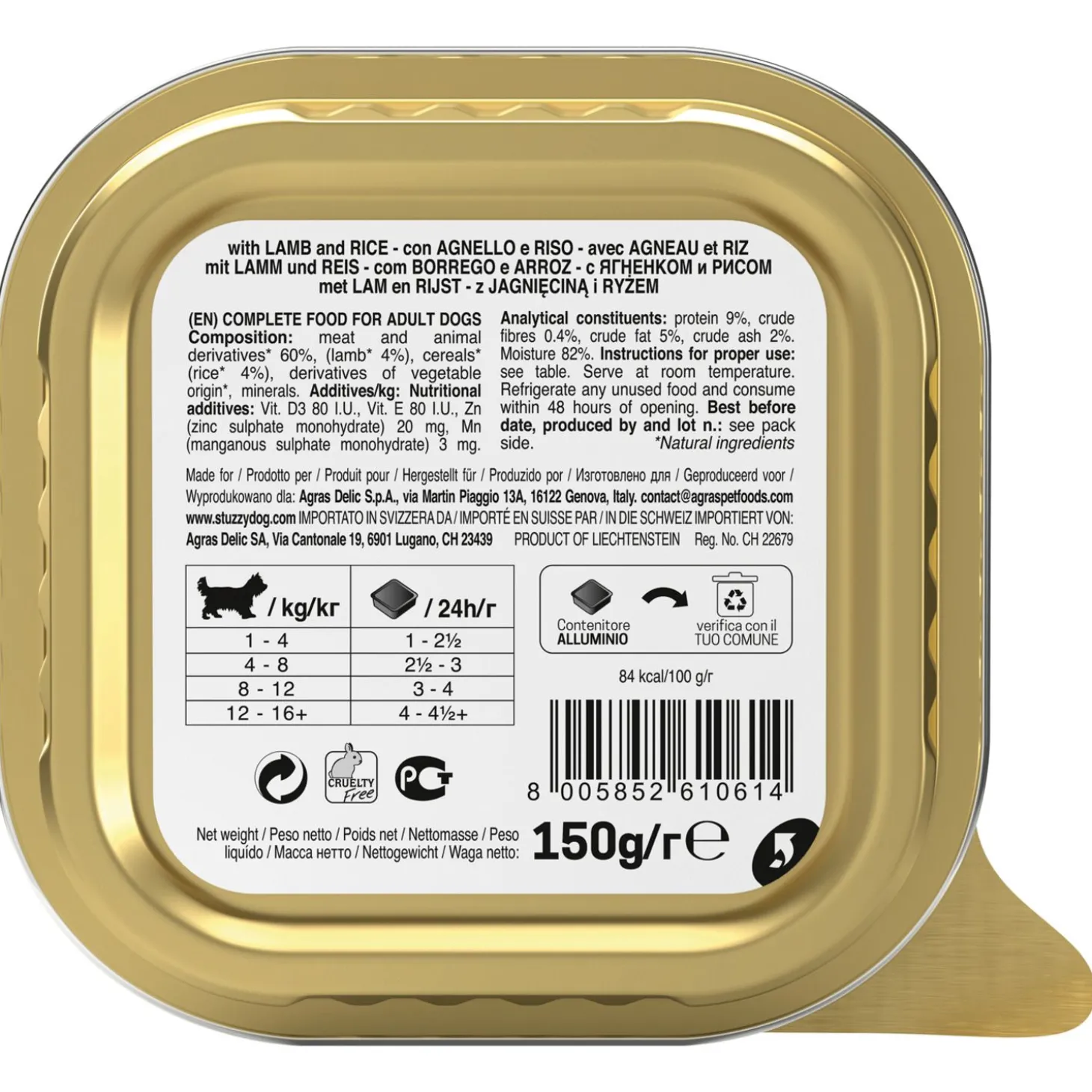 Mister Stuzzy Dog Paté 150 g - Hondenvoer