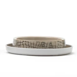 Moderna Voerbakje Wildlife - Kattenvoerbak - Ø15.5x3.2 cm 210 ml Beige