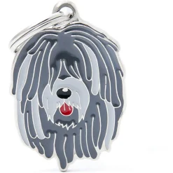 My Family Bergamasco Shepherd - ID Tag -