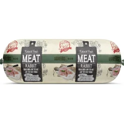 Natural Fresh Meat All Breeds Dog Worst Konijn - Hondenvoer