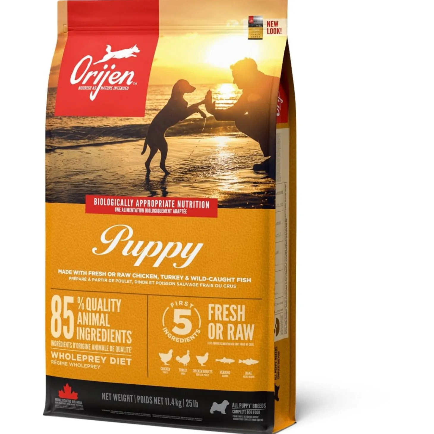Orijen Whole Prey Puppy Kip&Kalkoen - Hondenvoer