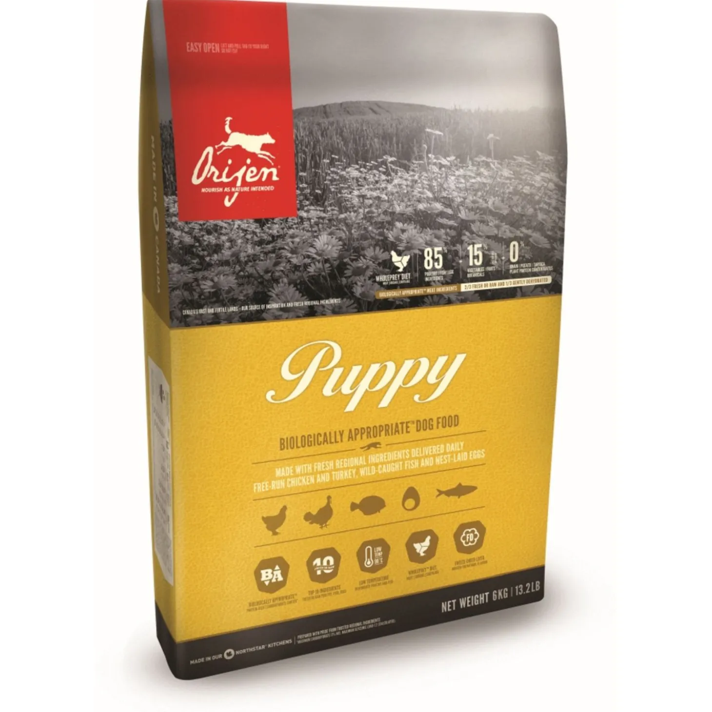 Orijen Whole Prey Puppy Kip&Kalkoen - Hondenvoer