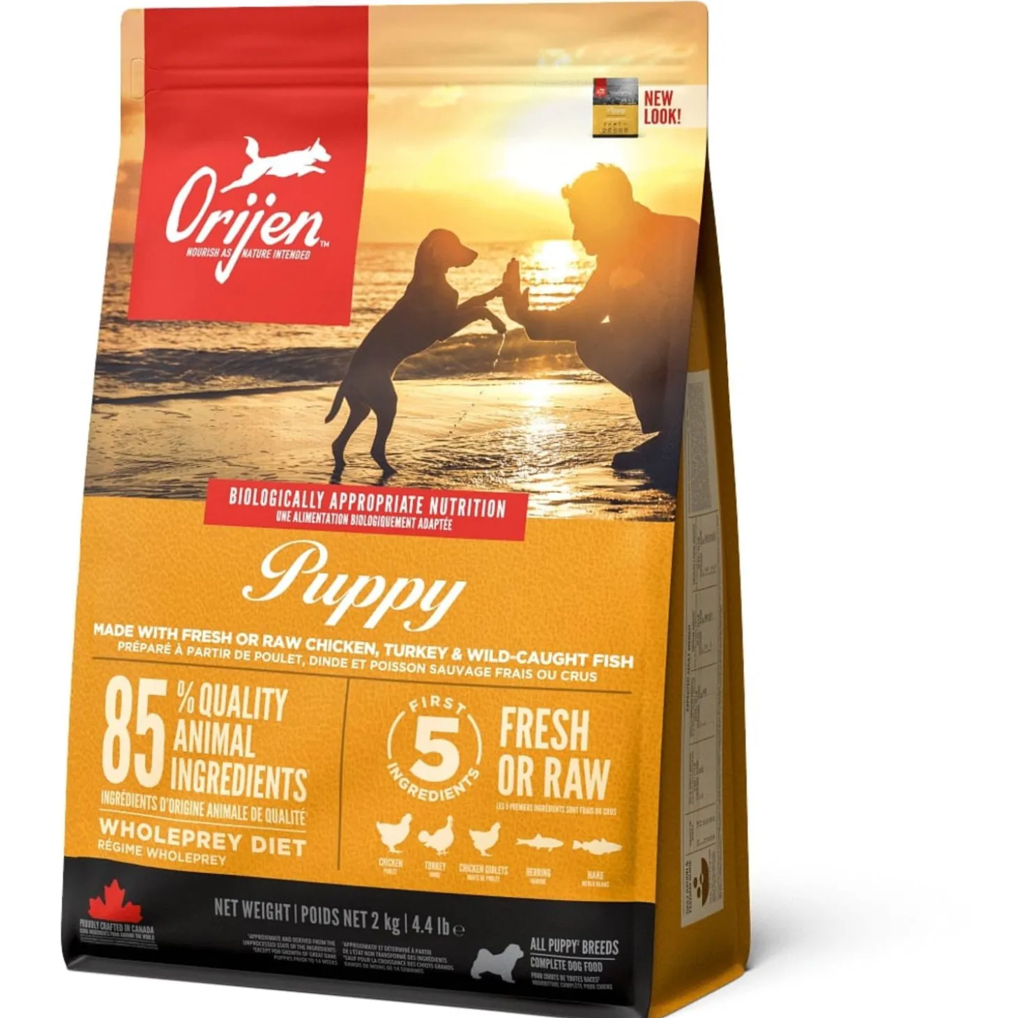 Orijen Whole Prey Puppy Kip&Kalkoen - Hondenvoer