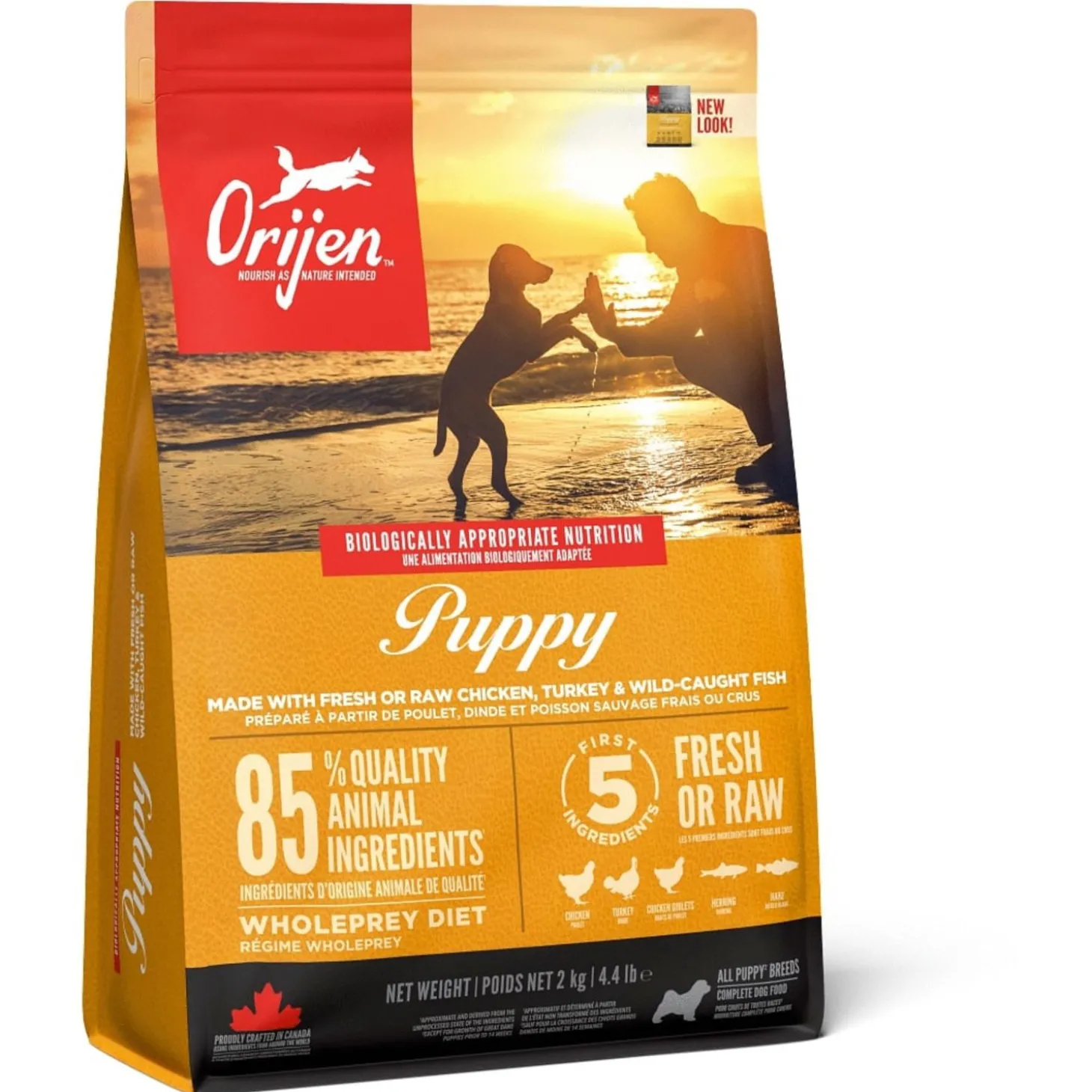 Orijen Whole Prey Puppy Kip&Kalkoen - Hondenvoer