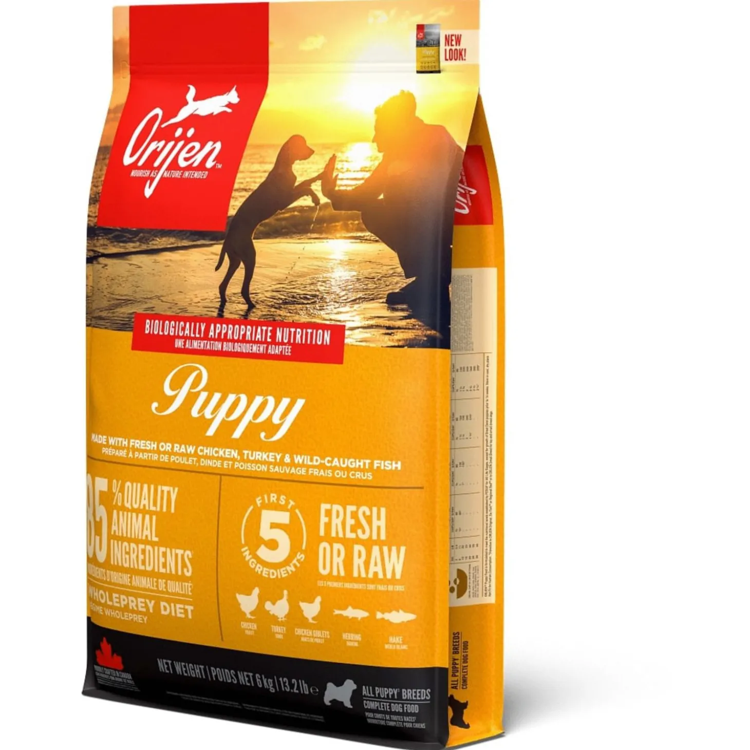 Orijen Whole Prey Puppy Kip&Kalkoen - Hondenvoer