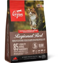 Orijen Whole Prey Regional Red Cat Rund&Zwijn - Kattenvoer