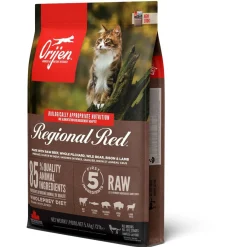 Orijen Whole Prey Regional Red Cat Rund&Zwijn - Kattenvoer