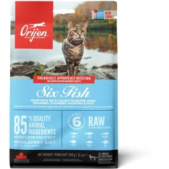 Orijen Whole Prey Six Fish Cat Sardines&Heek - Kattenvoer