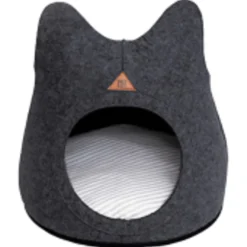 Pet & Co. Katten Cave Nala - Kattenbed - 45 Ø cm Antraciet