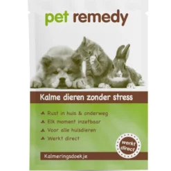 Pet Remedy Kalmerende Doekjes - Anti stressmiddel - 12 stuks