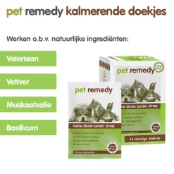 Pet Remedy Kalmerende Doekjes - Anti stressmiddel - 12 stuks