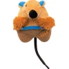Petlando Piratten Dicky - Kattenspeelgoed - 8x7x8 cm Bruin
