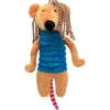 Petlando Piratten Momo - Kattenspeelgoed - 13x5x6 cm Bruin