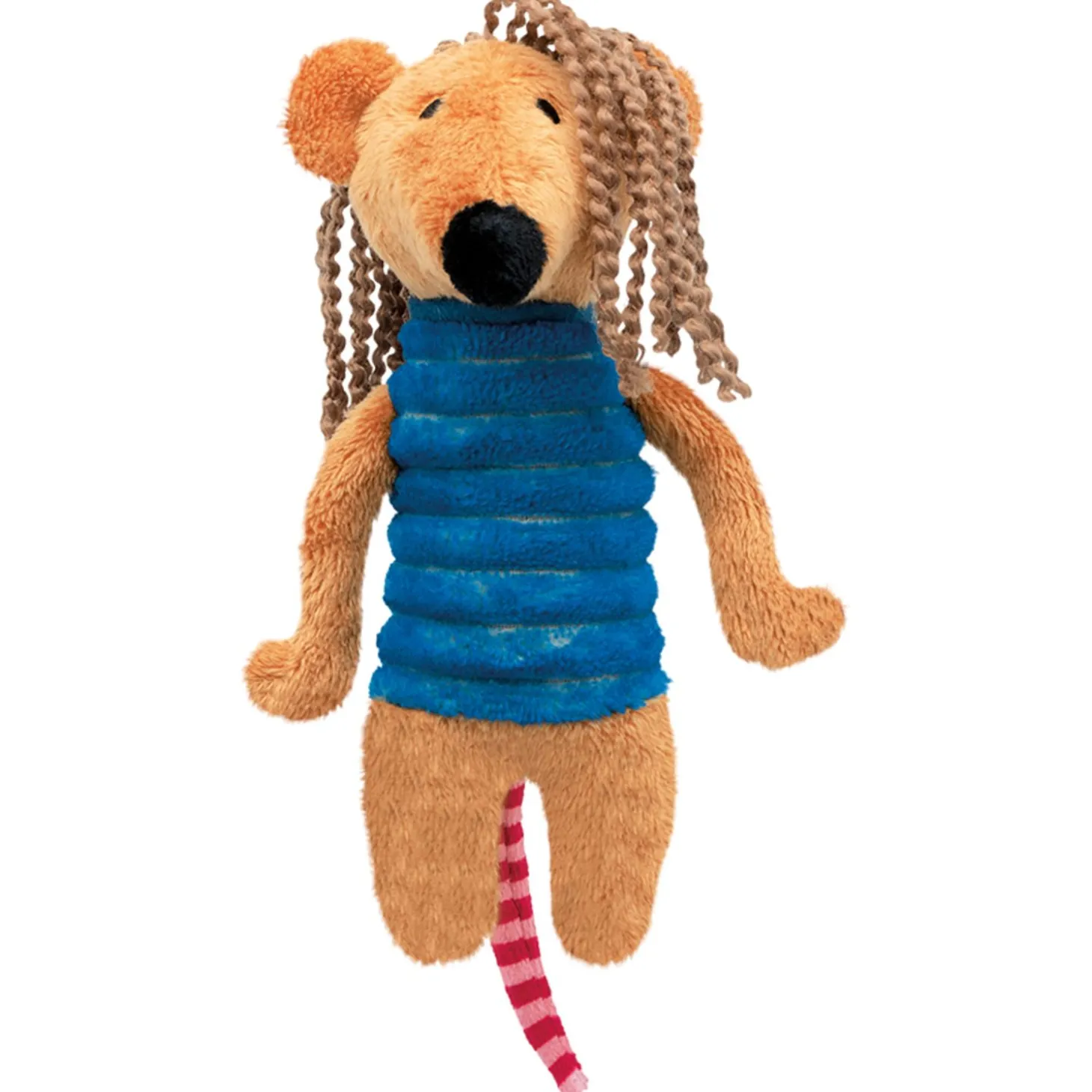 Petlando Piratten Momo - Kattenspeelgoed - 13x5x6 cm Bruin