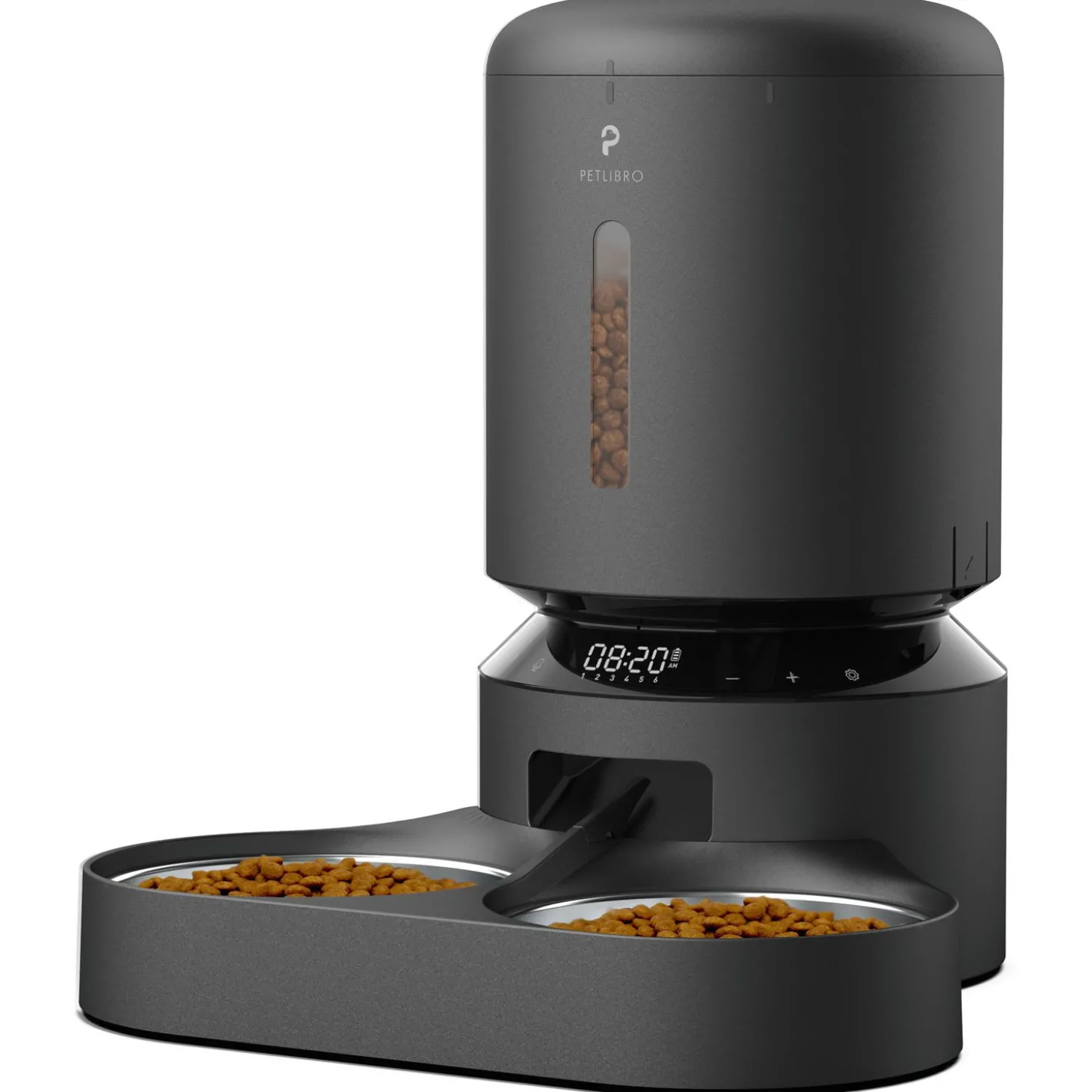 Petlibro Granary Automatische Dubbele Voerbak - Kattenvoerbak - 5 l Zwart