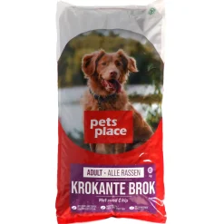Pets Place Adult Krokante Brokken Gevogelte&Vlees - Hondenvoer