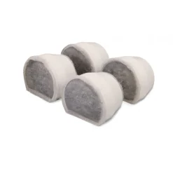 Petsafe Drinkwell Vervangende Koolfilter - Kattendrinkbak - 10x7.5x6.5 cm Grijs 4 stuks
