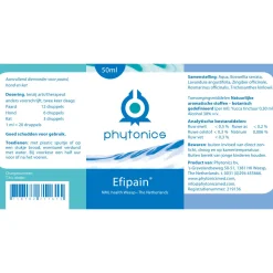 Phytonics Efipain - Supplement - Gewrichten - Spieren - 50 ml Hond/Kat/Paard