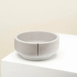 Pino Anti-Schrok Voerbak - Hondenvoerbak - 16.1x15x7.1 cm Grijs Geschikt Voor Katten En Kleine Honden Small