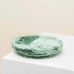 Pino Classic Bowl - Hondenvoerbak - Ø21.7x9 cm Groen Marmer Geschikt Voor Grote Honden Large