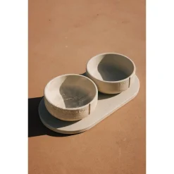 Pino Classic Bowl - Hondenvoerbak - Ø21.7x9 cm Grijs Geschikt Voor Grote Honden Large
