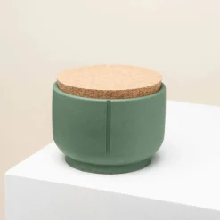 Pino Snoepdoos - Snacksbewaarbak - 14.5x13x11 cm Groen Geschikt Voor Hond En Kat Small