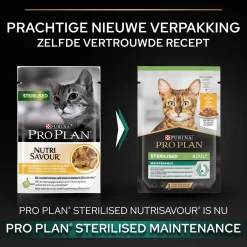 Pro Plan Cat Nutri Savour Sterilised Multipack - Kattenvoer - Kip 10x85 g