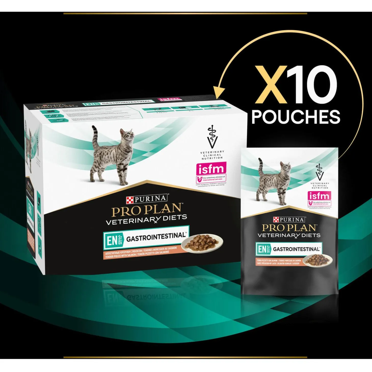 Pro Plan Veterinary Diets Feline En Gastrointestina 10x85 g - Kattenvoer