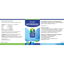 Puur Natuur Hypersex - Geslachtsdrift - Anti stressmiddel - 50 ml