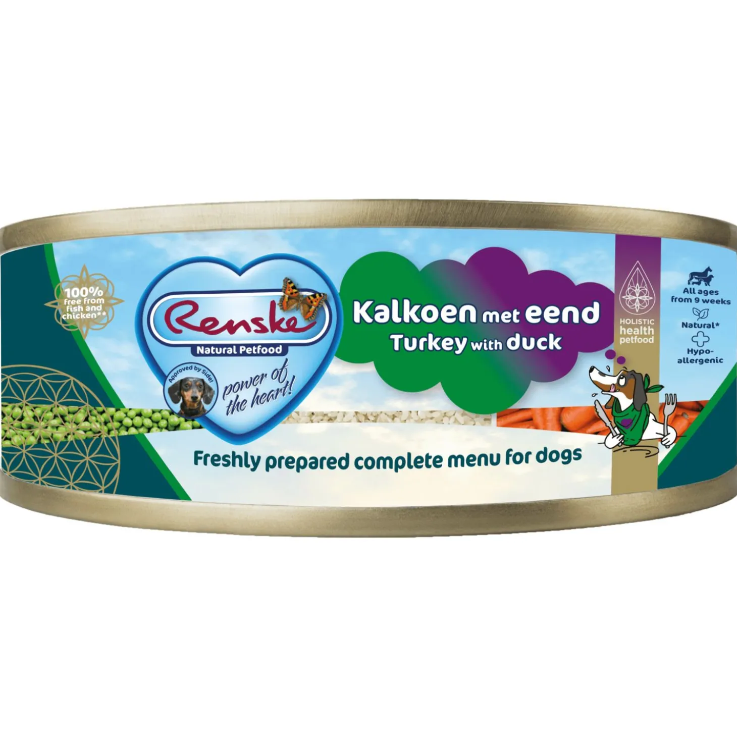 Renske Blik Vers Gestoomd Puppy 95 g - Hondenvoer