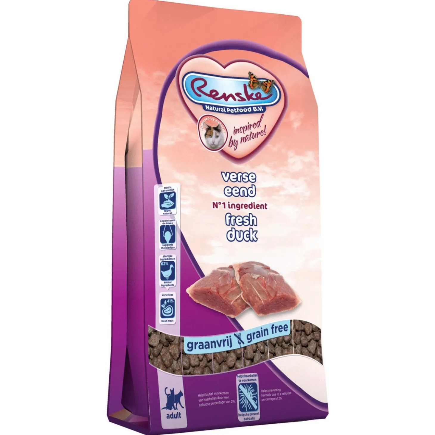 Renske Kat Adult Verse Eend - Kattenvoer