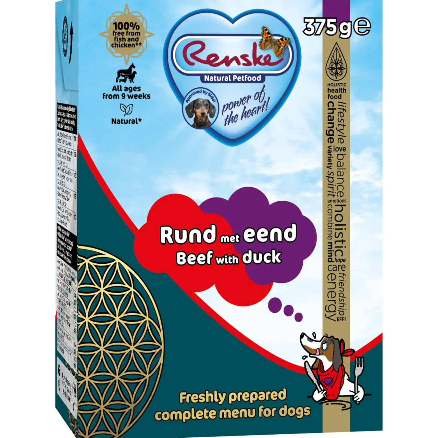 Renske Vers - Tetrapack 375 g - Hondenvoer