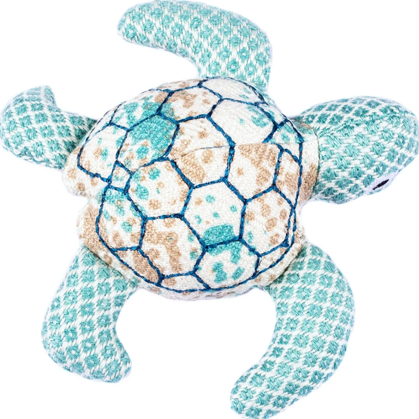 Resploot Karetschildpad - Hondenspeelgoed - 22x24x6 cm Multi-Color