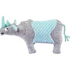 Resploot Neushoorn - Hondenspeelgoed - 22x6x12 cm Multi-Color