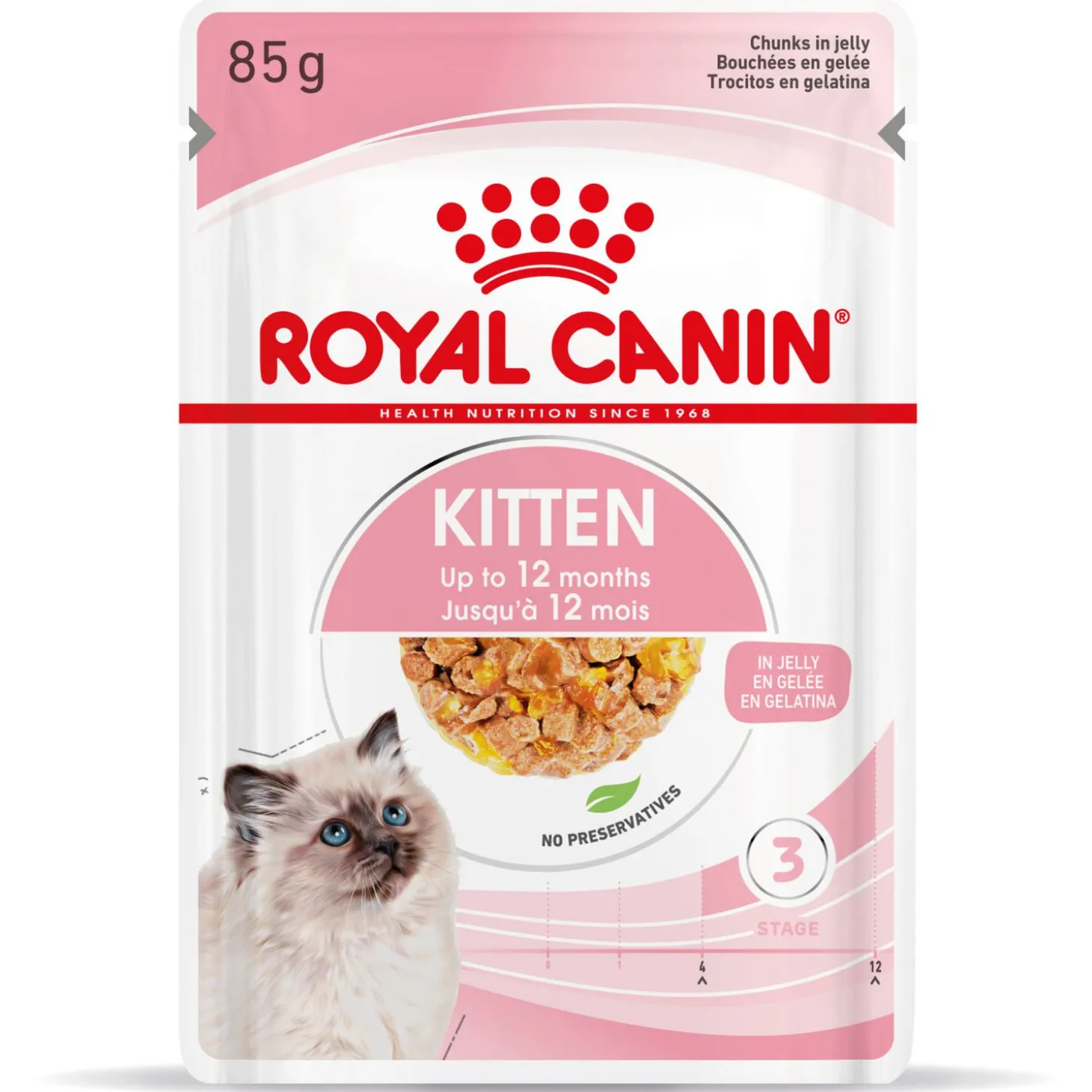 Royal Canin Kitten In Jelly - Kitten-Kattenvoer - 12x85 g Natvoer