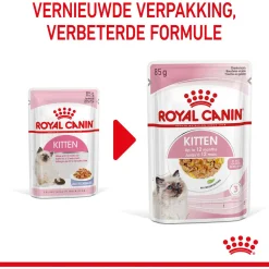 Royal Canin Kitten In Jelly - Kitten-Kattenvoer - 12x85 g Natvoer
