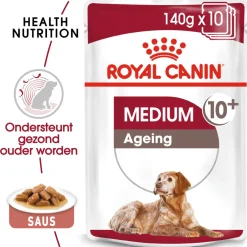 Royal Canin Medium Ageing 10+ Natvoer - Hondenvoer - 10x140 g